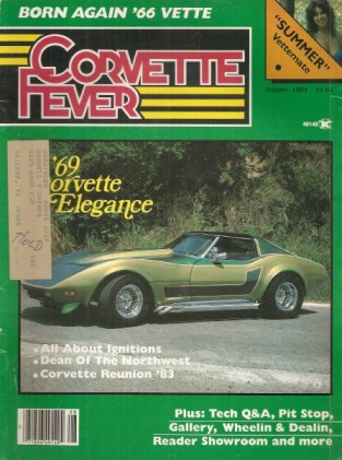 CORVETTE FEVER 1983 AUG - '66 427/435hp, STARK